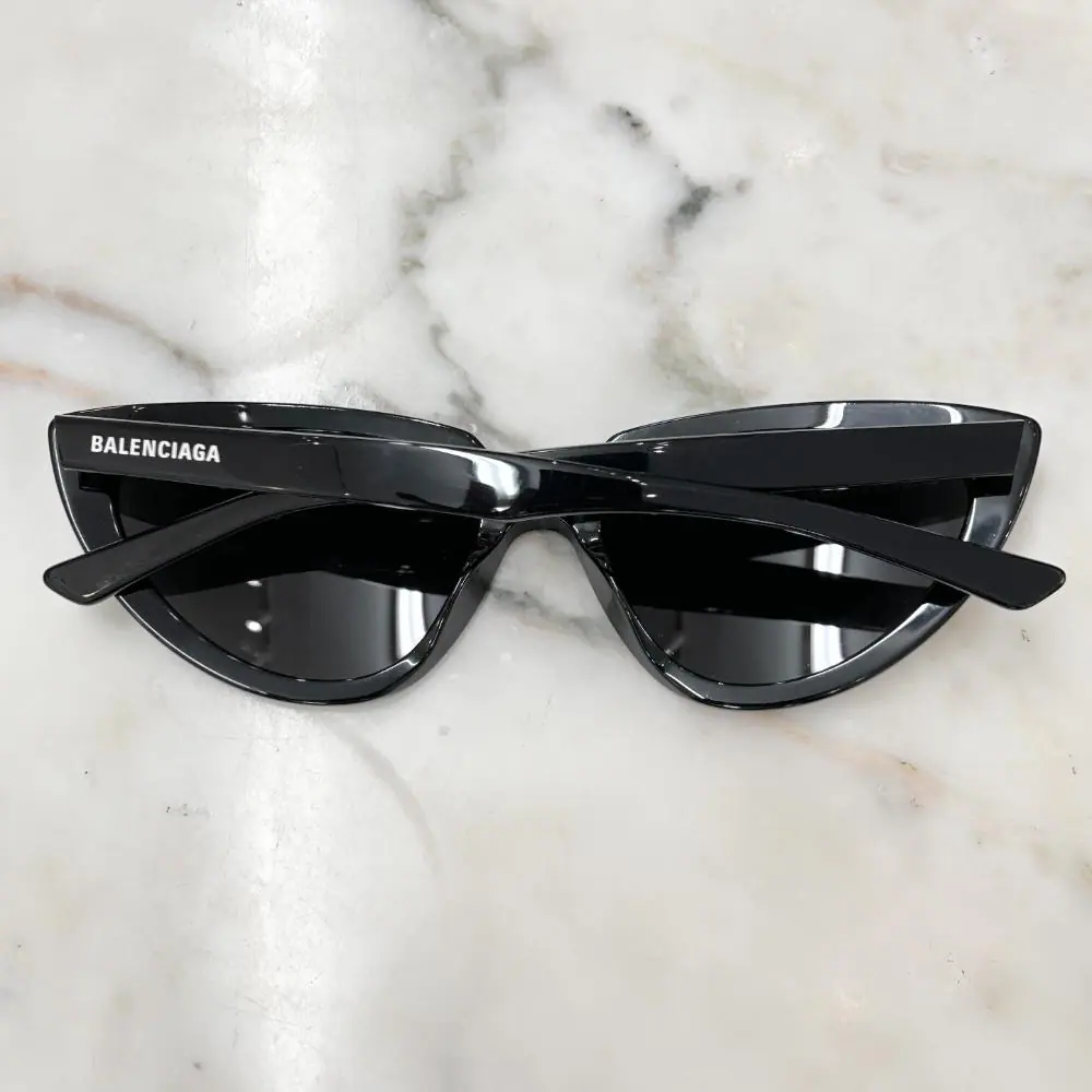 Balenciaga black BB0182S Tip Cat sunglasses