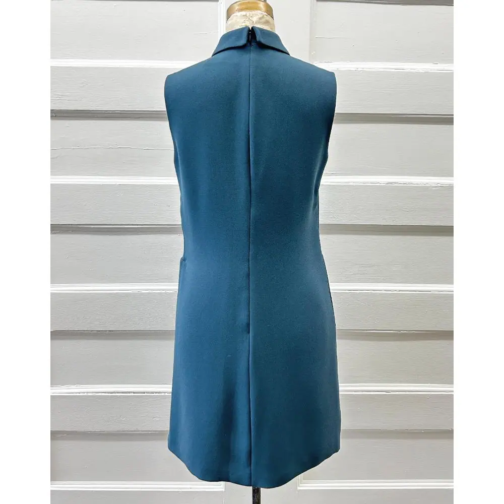 Dior sleeveless A-line dress w/ crystal bee
