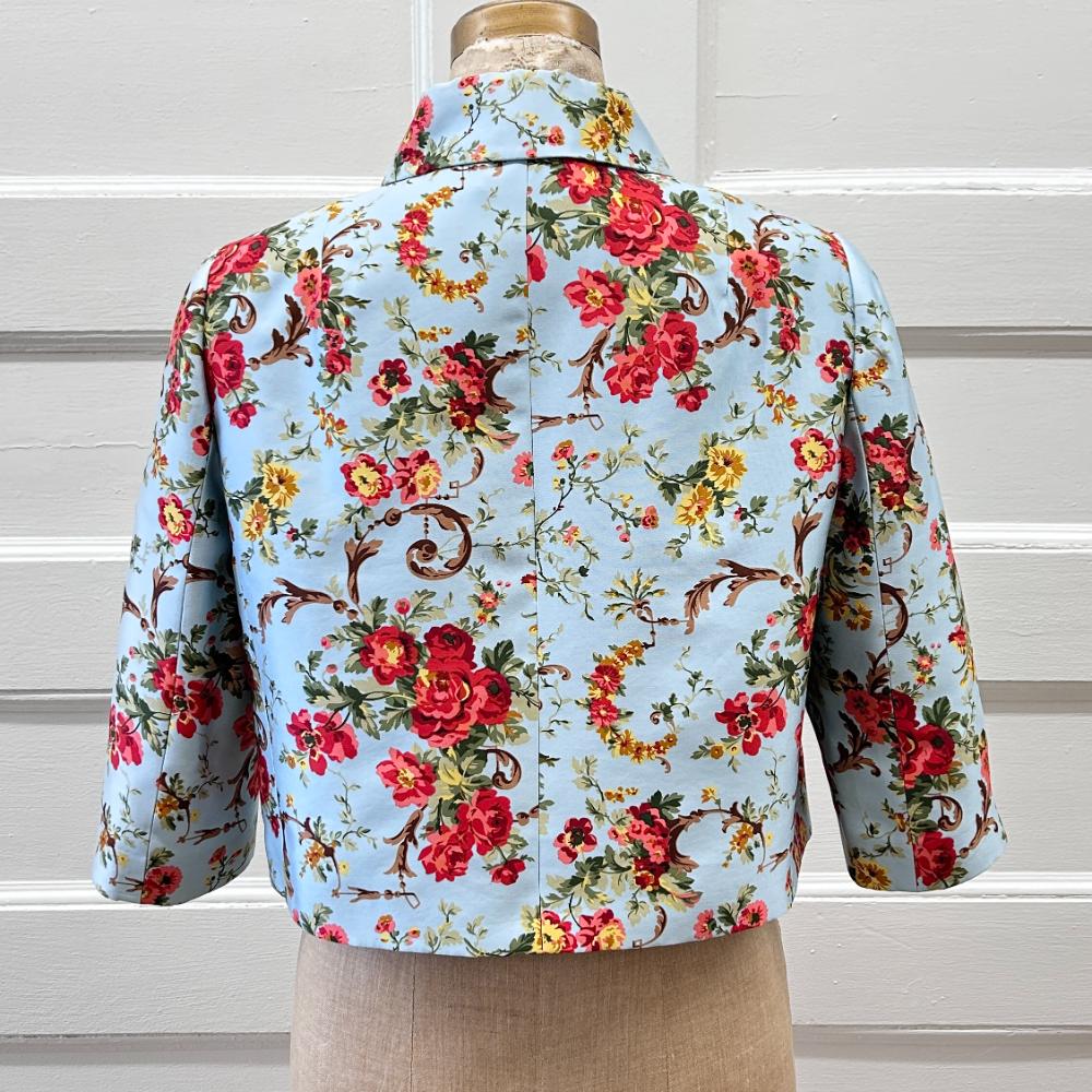 Dolce & Gabbana flower pattern silk jacket