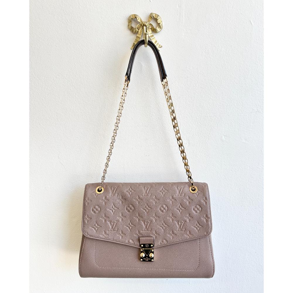 Louis Vuitton 2015 St. Germain MM bag in Dune Empreinte leather