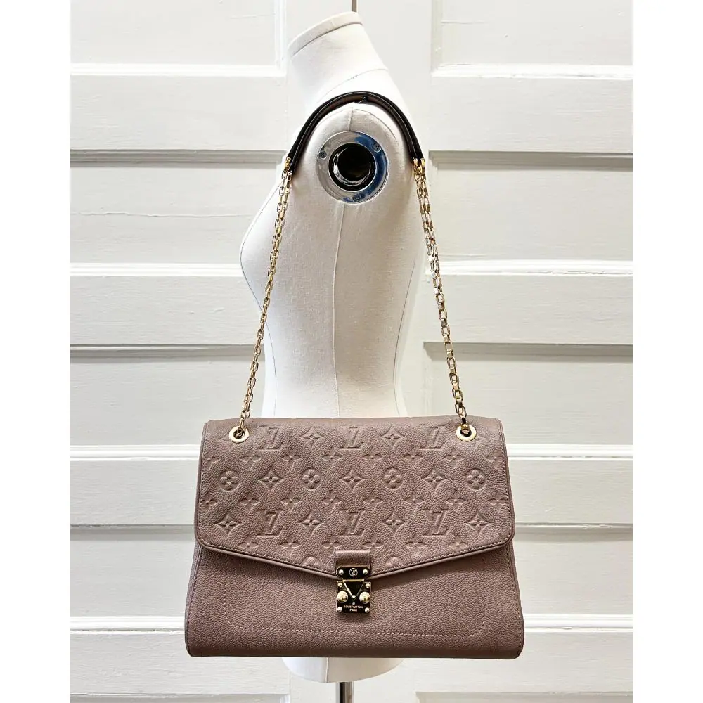 Louis Vuitton 2015 St. Germain MM bag in Dune Empreinte leather