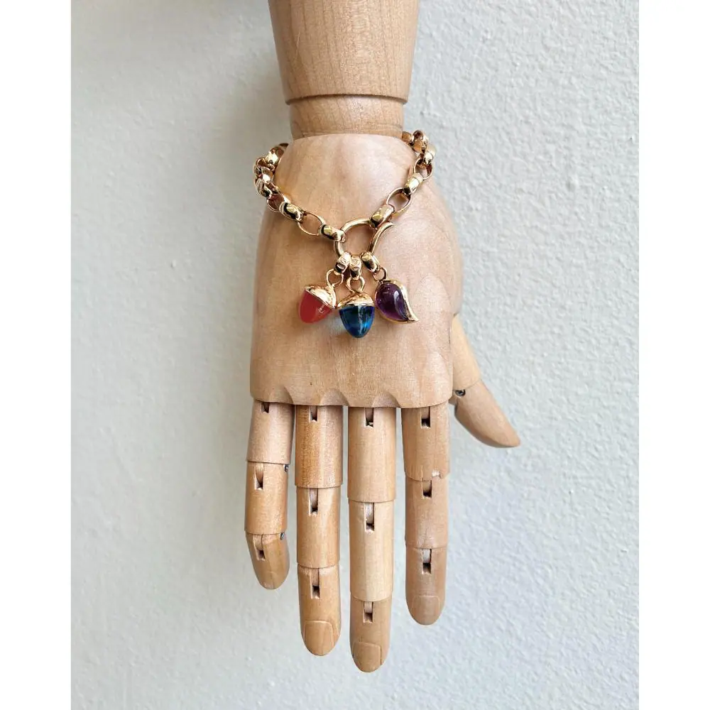 Tamara Comolli Signature 18K rose gold bracelet w/ Mikado charms