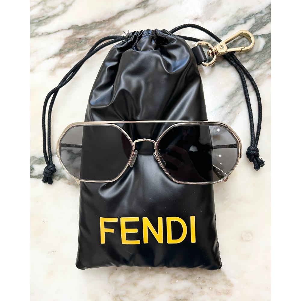 Fendi O'Lock hexagon sunglasses
