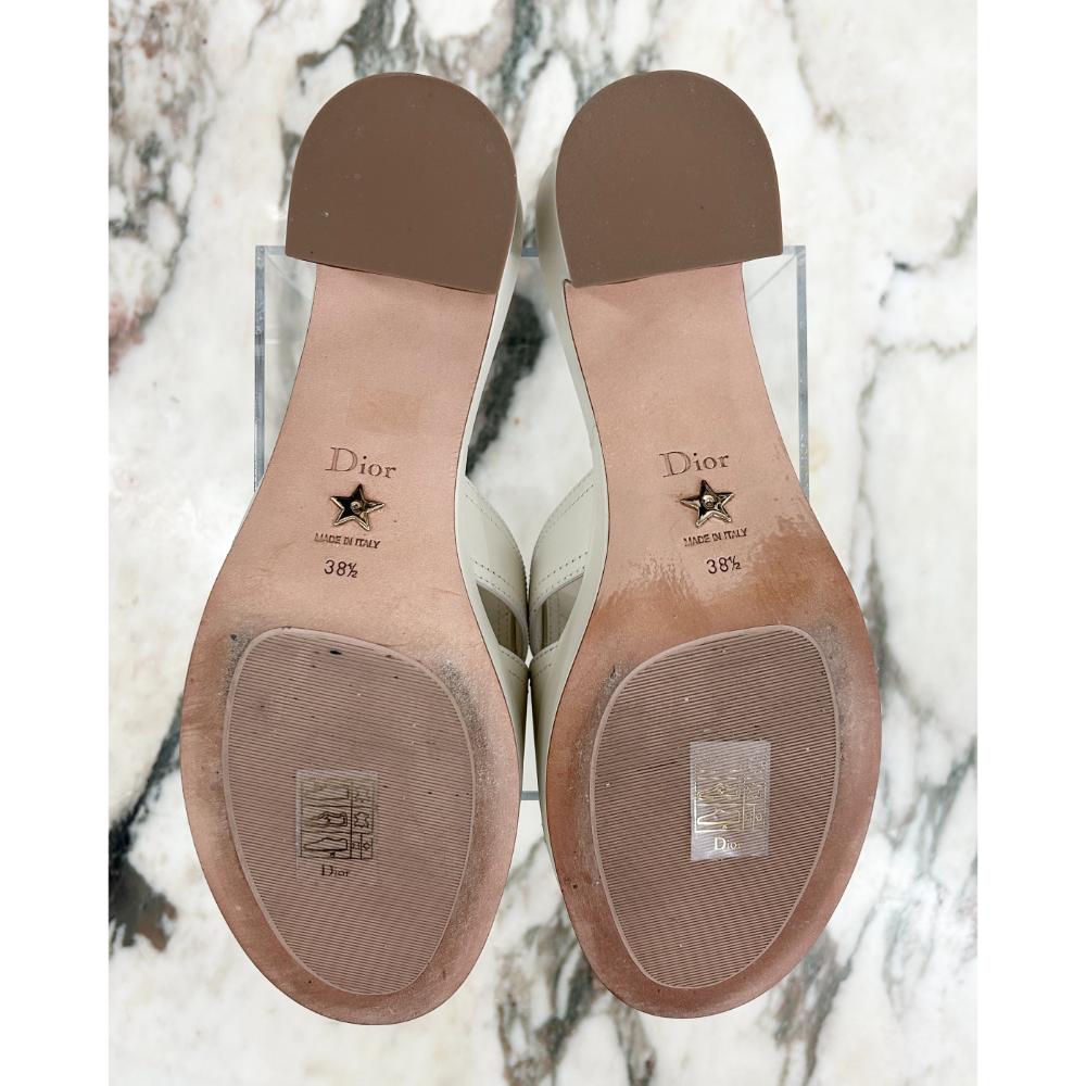 Dior 30 Montaigne Platform Slides ~ Size 38.5