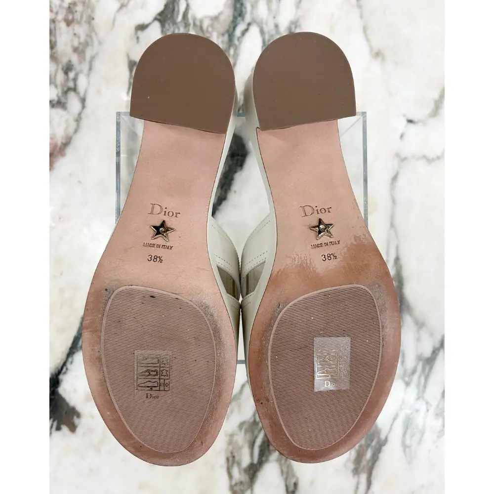Dior 30 Montaigne Platform Slides ~ Size 38.5