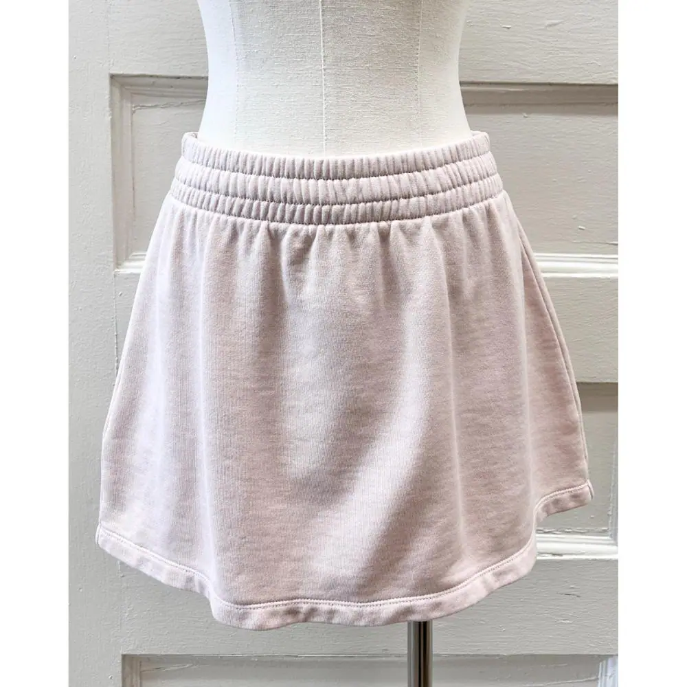 Prada baby pink terrycloth mini skirt ~ Size S