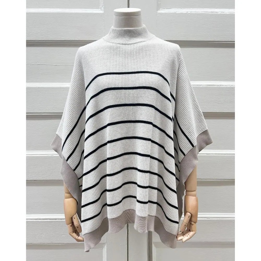 Brunello Cucinelli cotton striped knit sweater ~ Fits most sizes