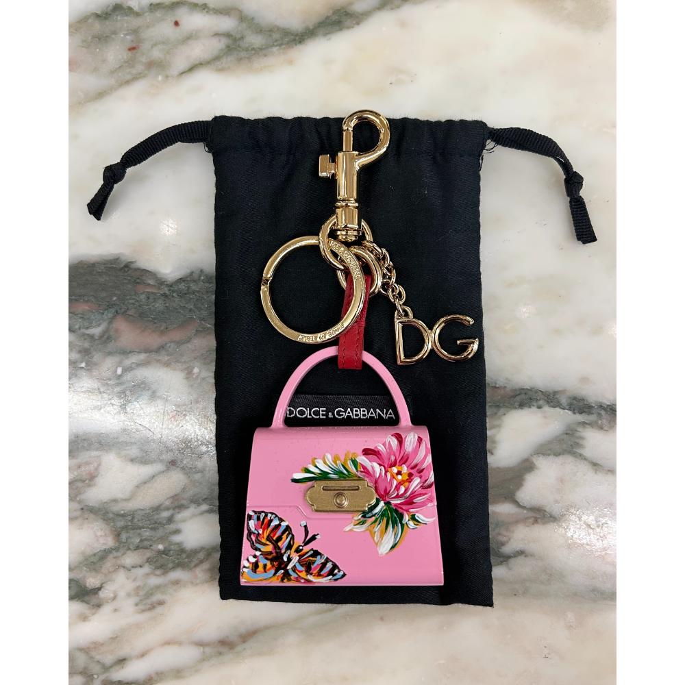 Dolce & Gabbana pink painted Miss Sicily bag charm