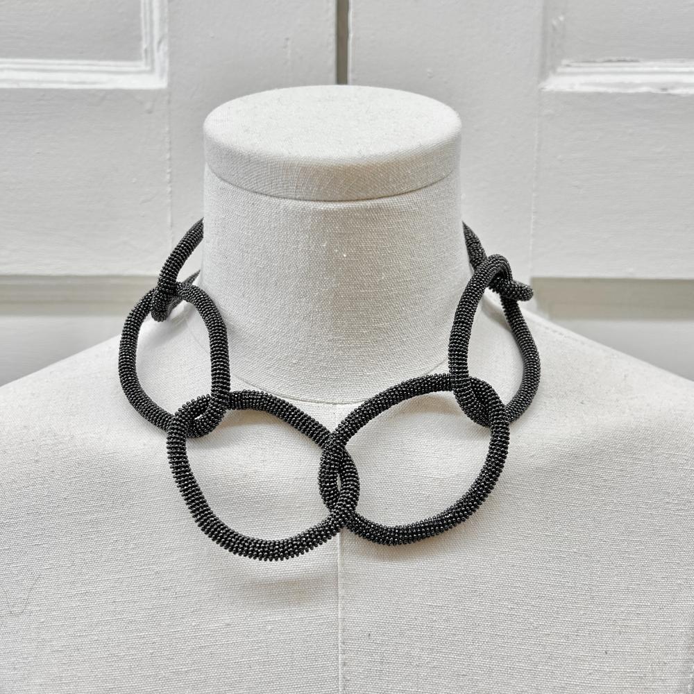 Brunello Cucinelli Monili beaded chain link necklace