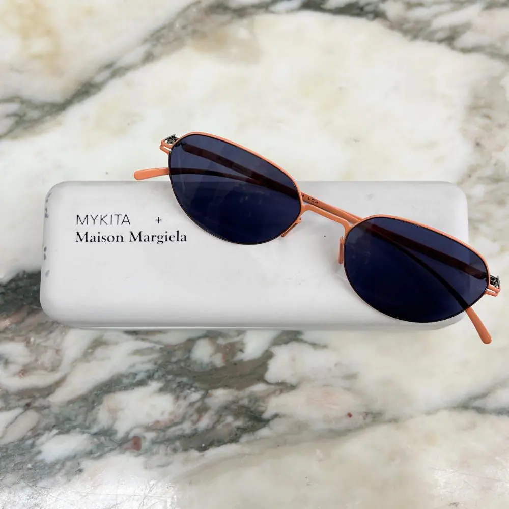 MYKITA + Maison Margiela MMESSE024 apricot sunglasses