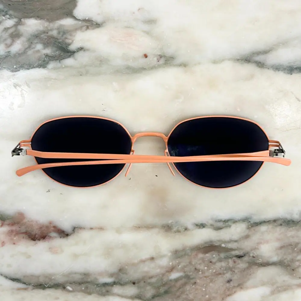 MYKITA + Maison Margiela MMESSE024 apricot sunglasses