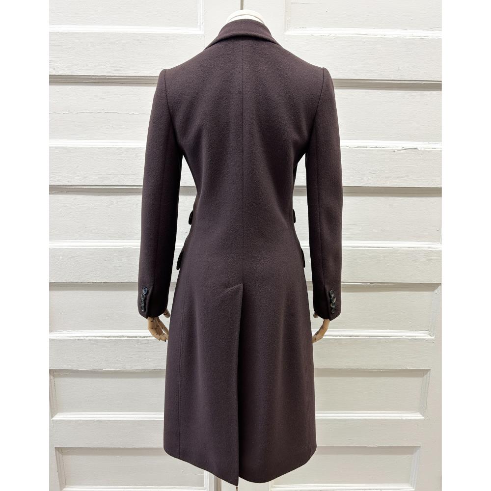 Dolce & Gabbana brown cashmere 3/4 length coat ~ Size 2/4