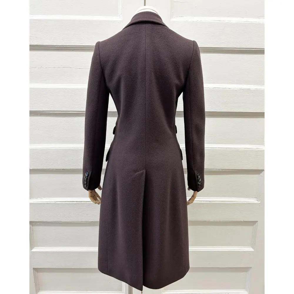 Dolce & Gabbana brown cashmere 3/4 length coat ~ Size 2/4