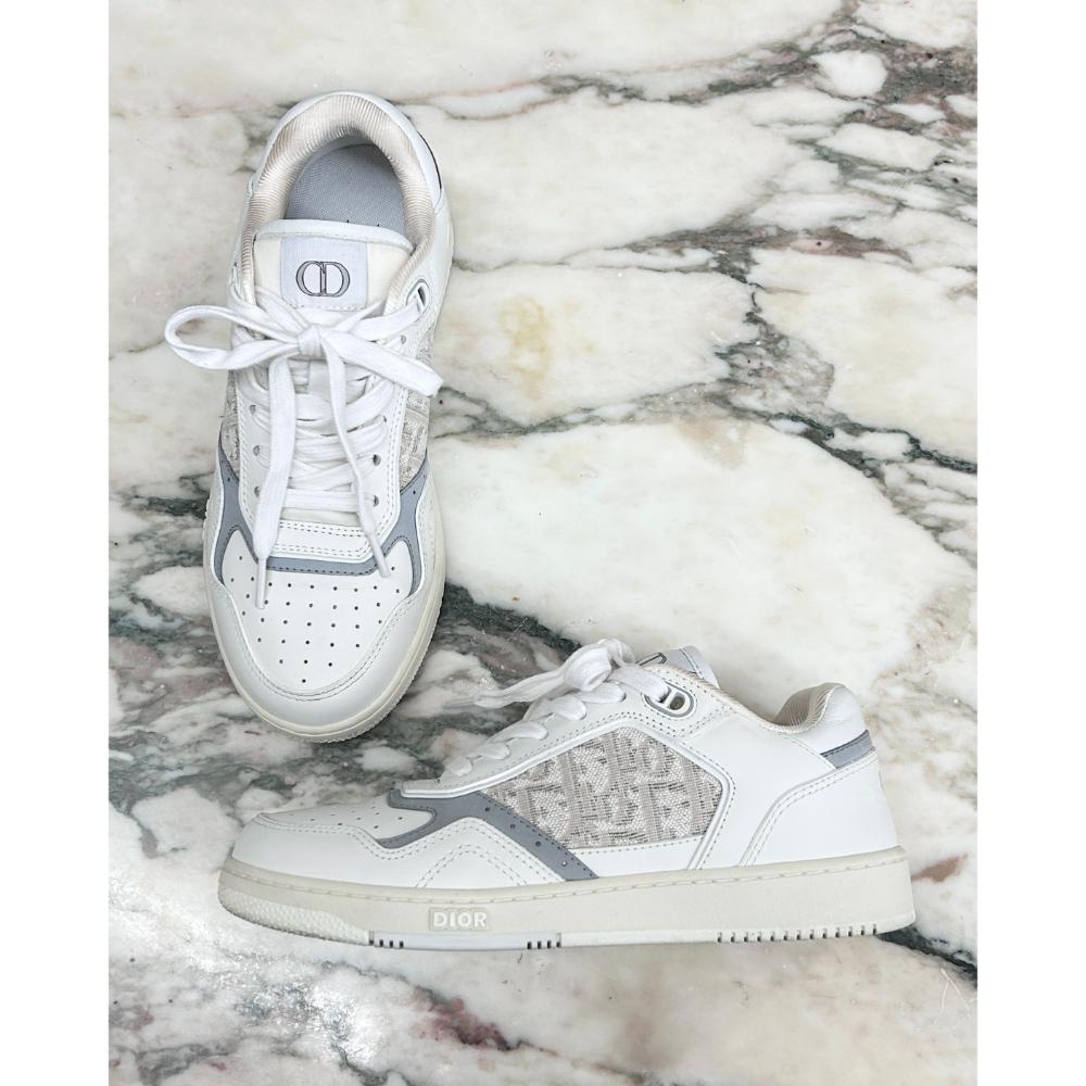 Dior B27 Uptown Low-Top sneakers in white ~ Size 7.5