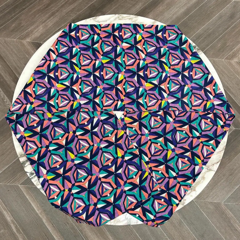 Pucci geometric print wool knit scarf