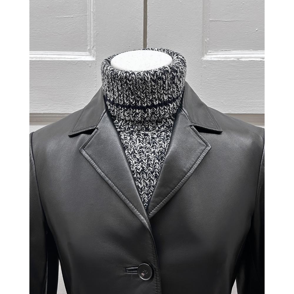 Dior wool & cashmere knit logo dickey