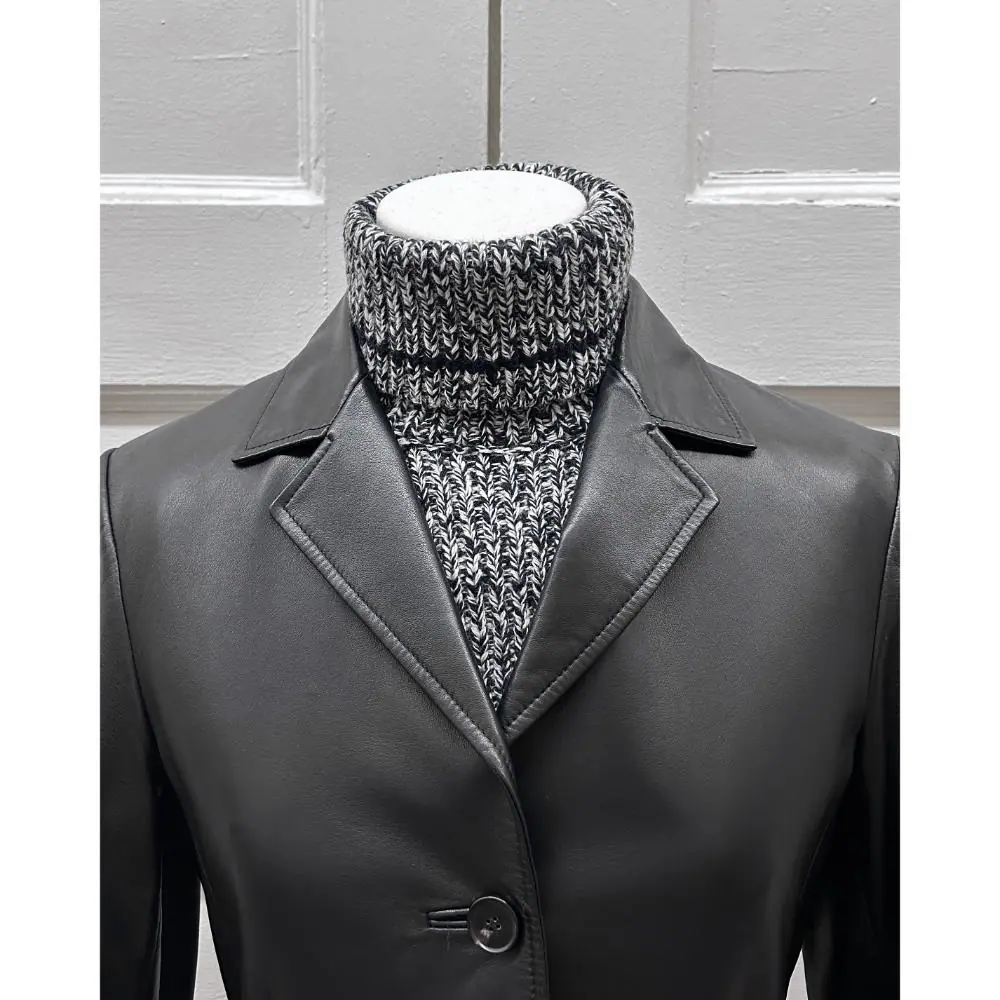 Dior wool & cashmere knit logo dickey