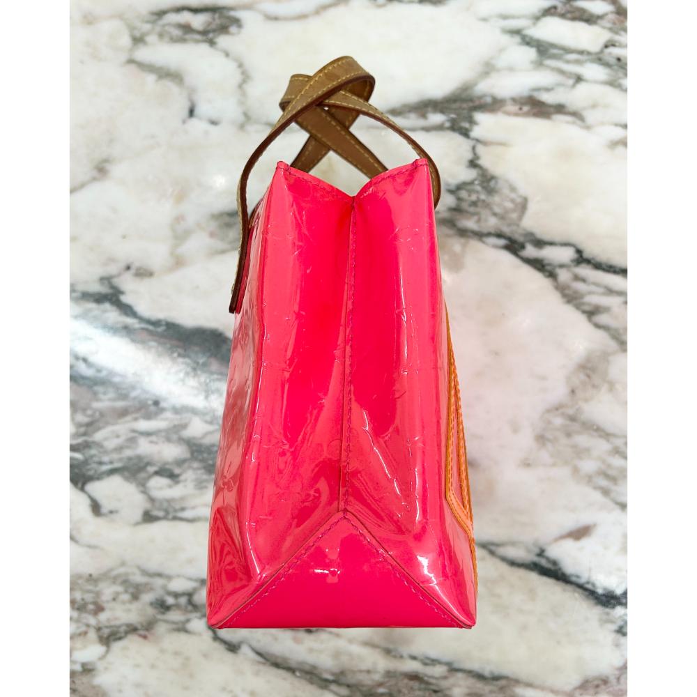 LV X Robert Wilson 2002 Fluo Vernis Reade PM tote