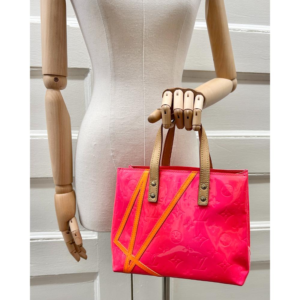 LV X Robert Wilson 2002 Fluo Vernis Reade PM tote