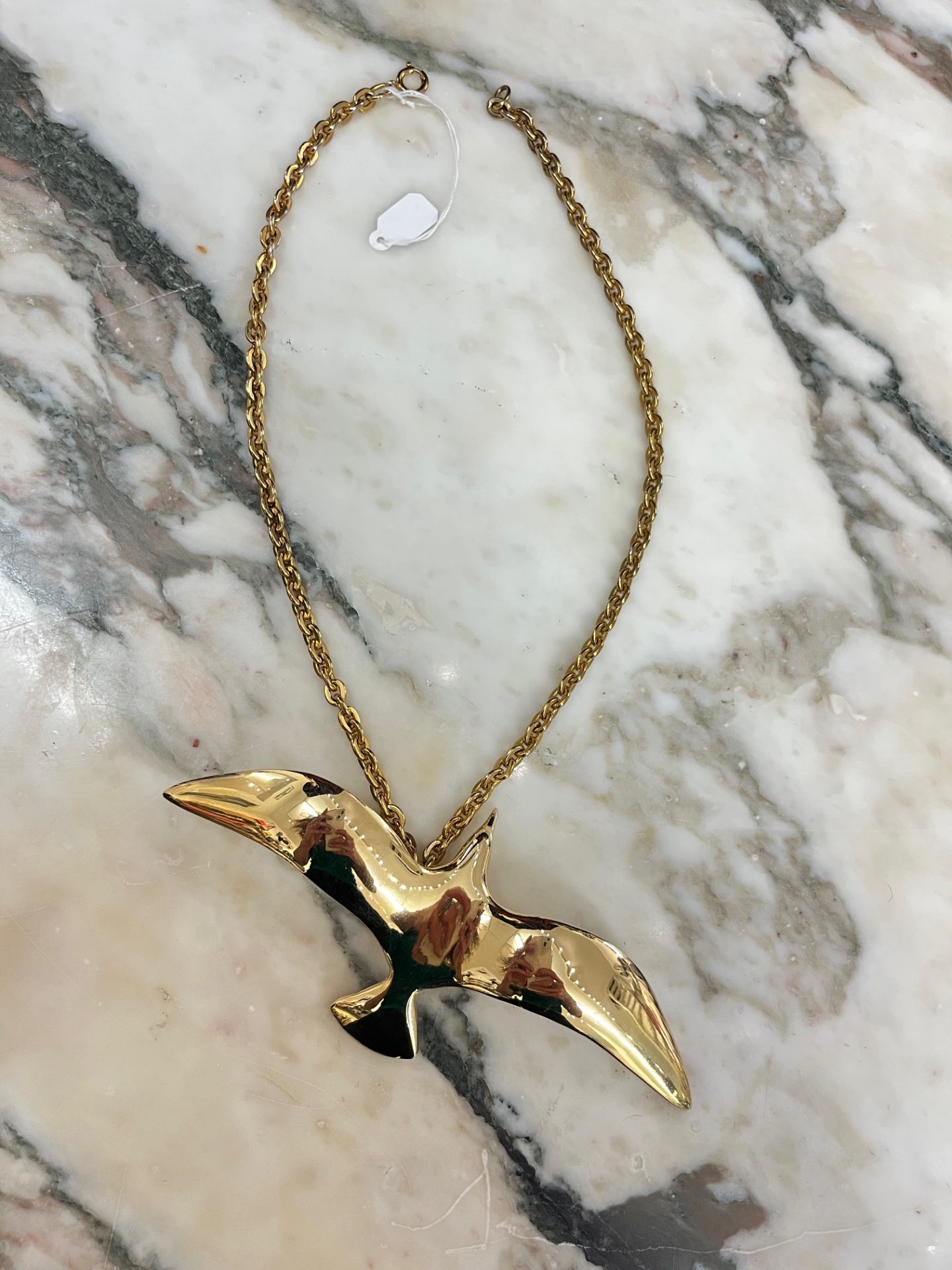 1970's Seagull necklace, hold for Katherine