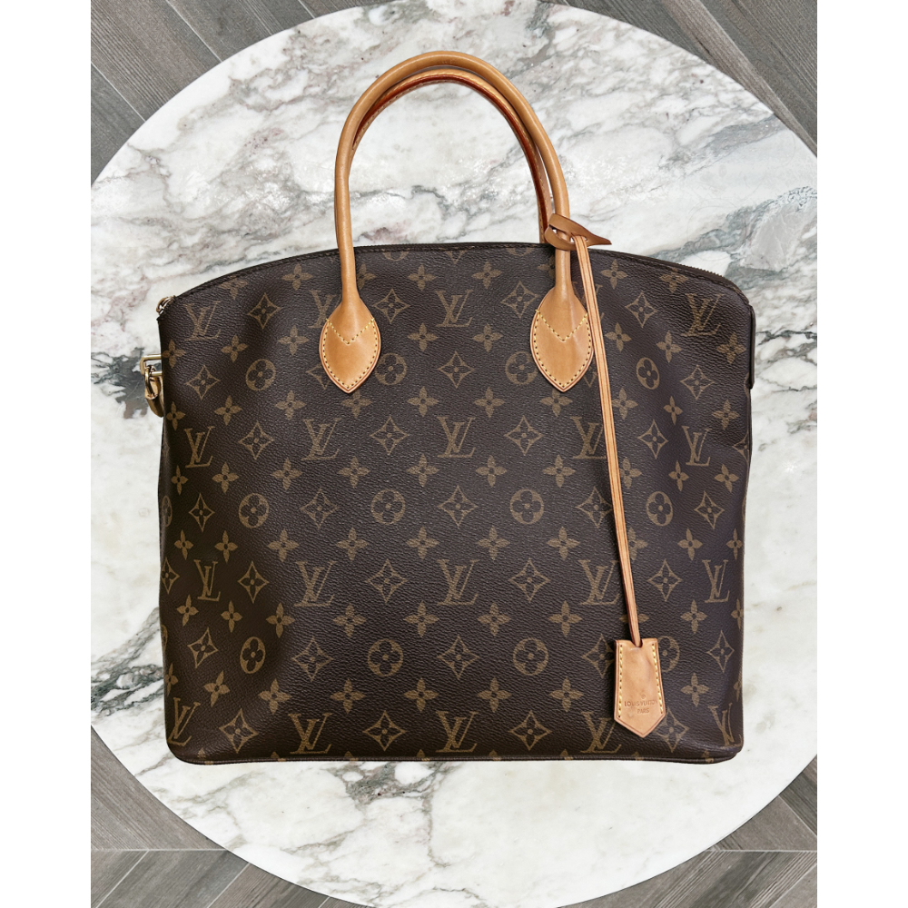 Louis Vuitton 2012 Monogram Canvas Lockit MM top handle bag