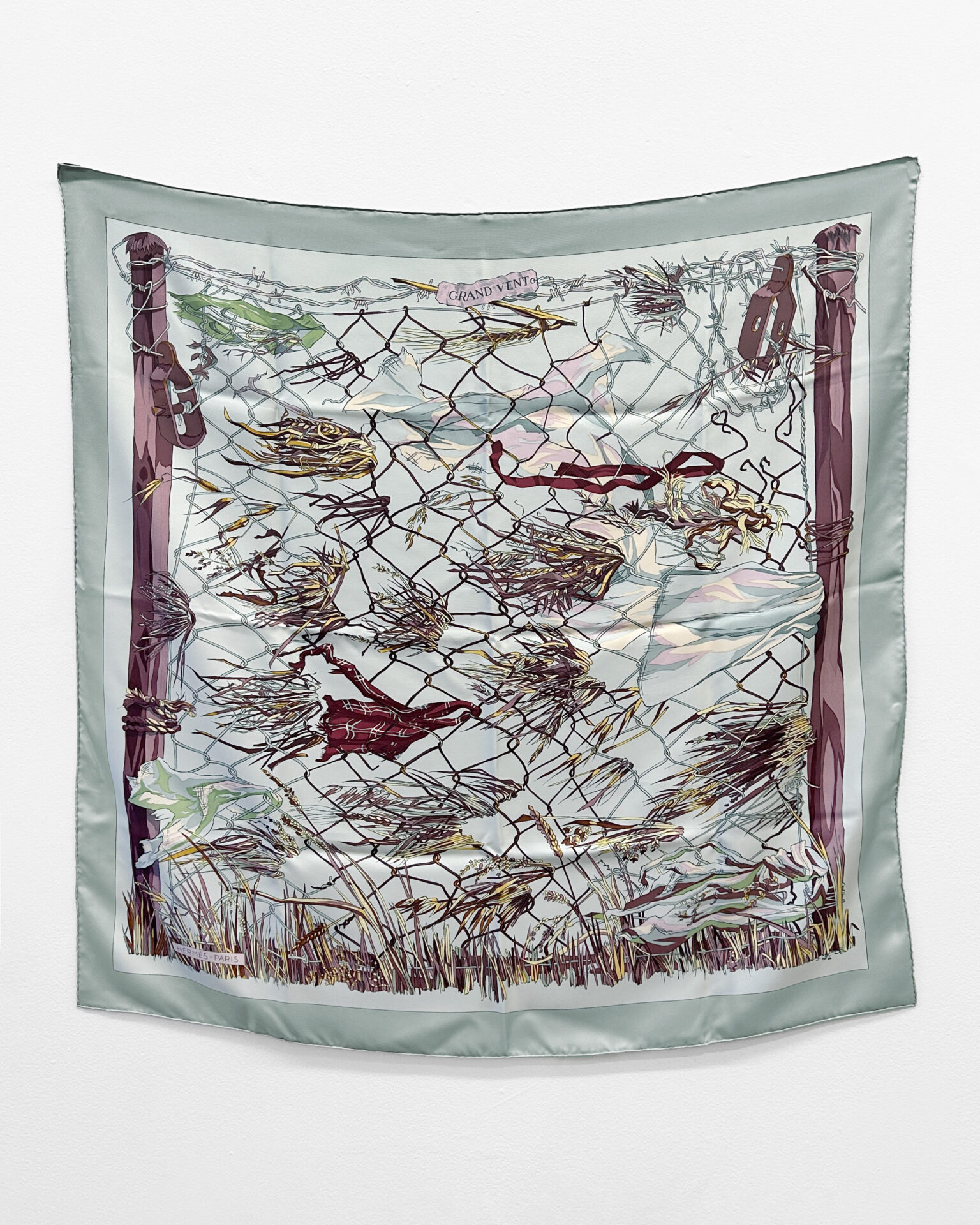 Hermès Grand Vent silk scarf