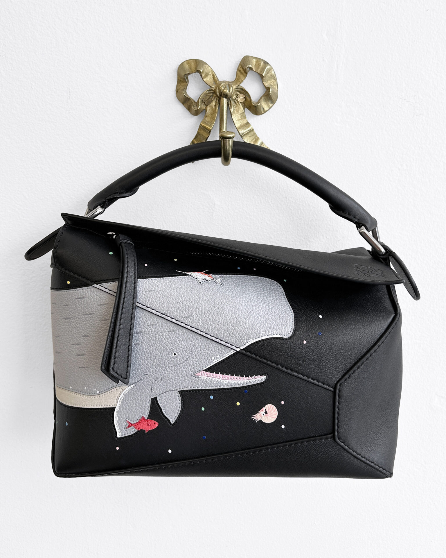 Loewe x Suna Fujita Whale small Puzzle bag