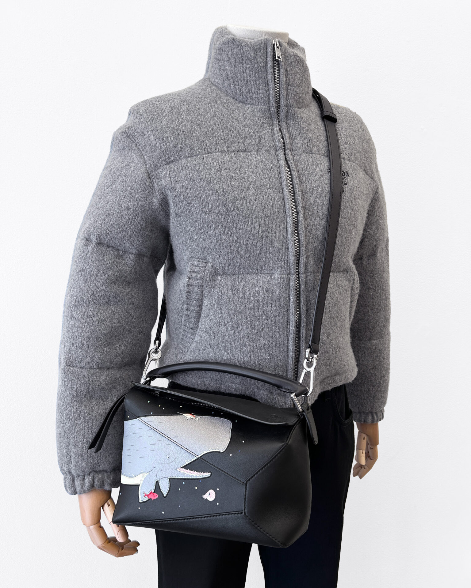 Loewe x Suna Fujita Whale small Puzzle bag