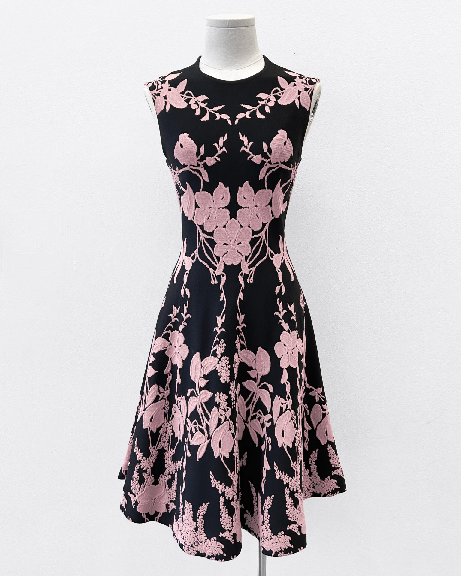 Alexander McQueen floral knit dress ~ Size L