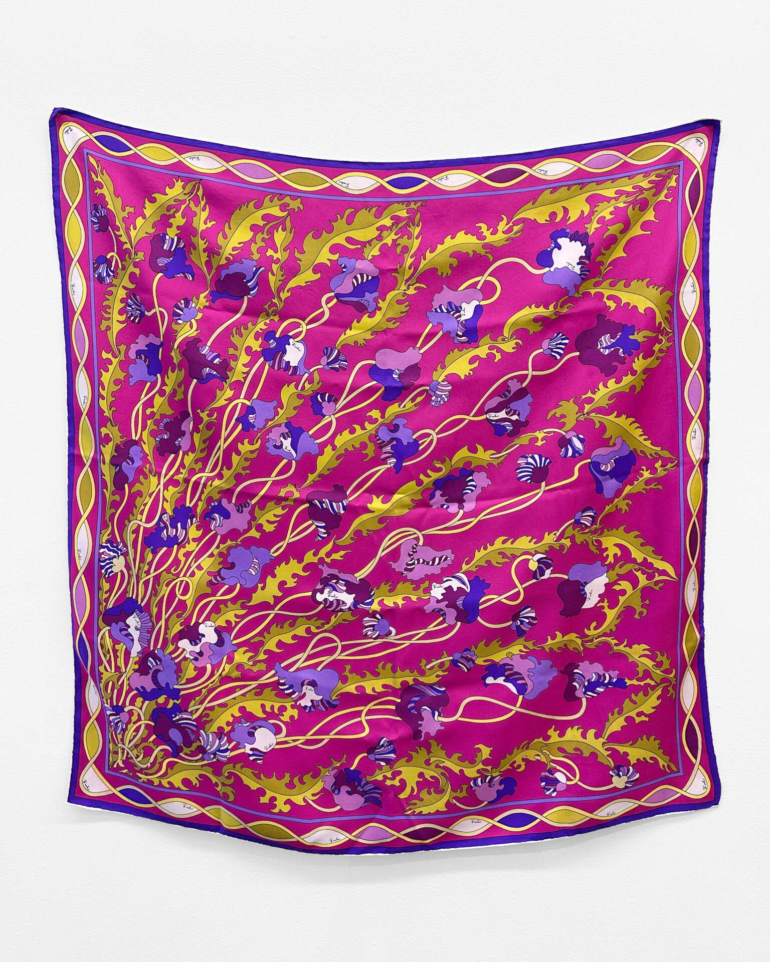 Pucci psychedelic flower print scarf