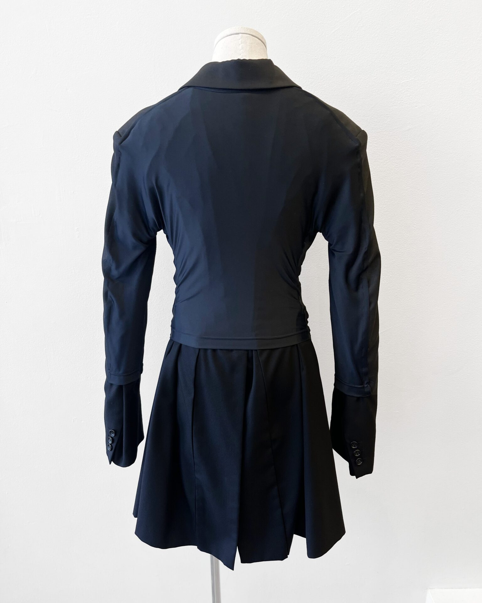 Comme Des Garcons 2007 wool jacket with spandex panel