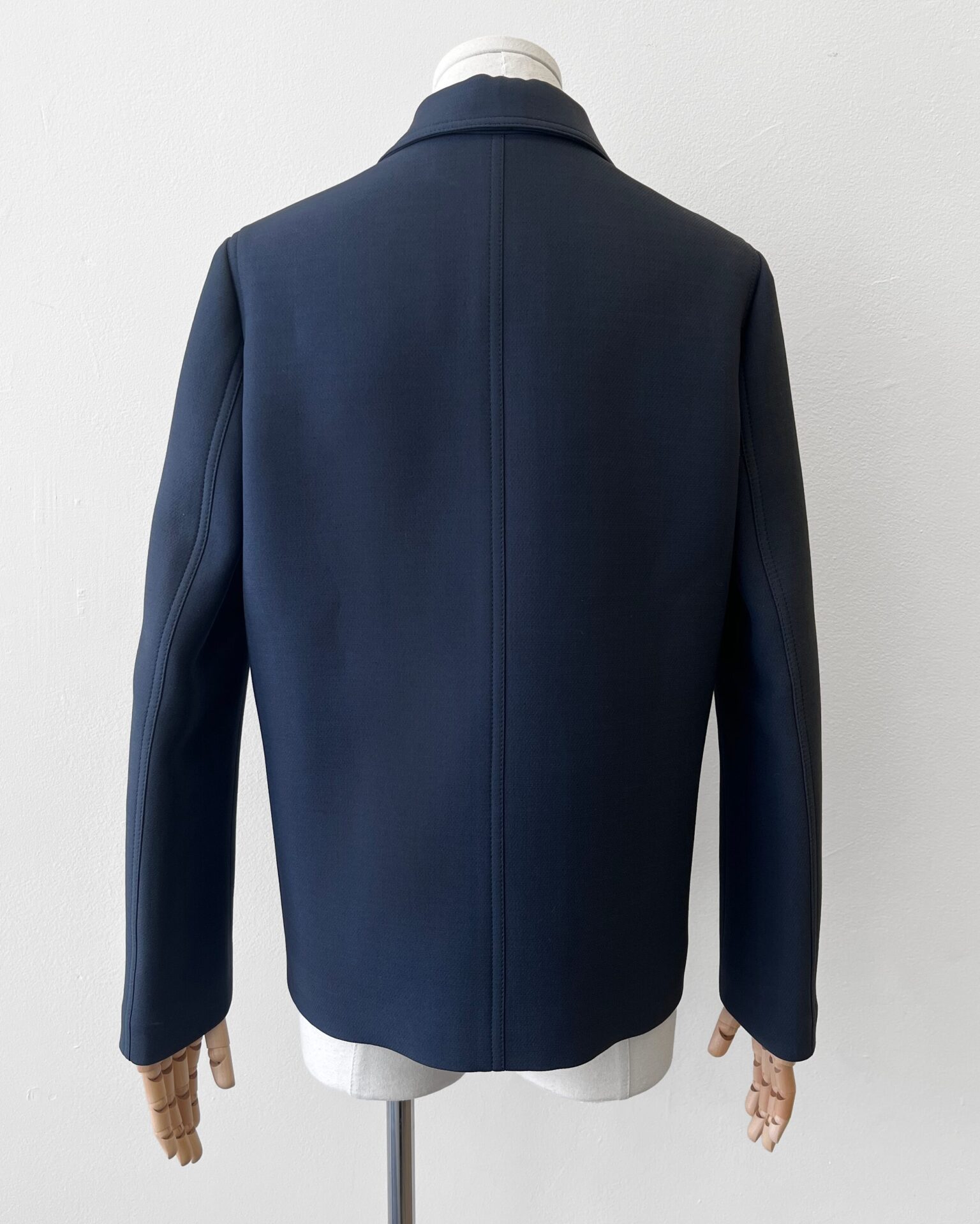 Dior navy wool/silk 3 pocket jacket