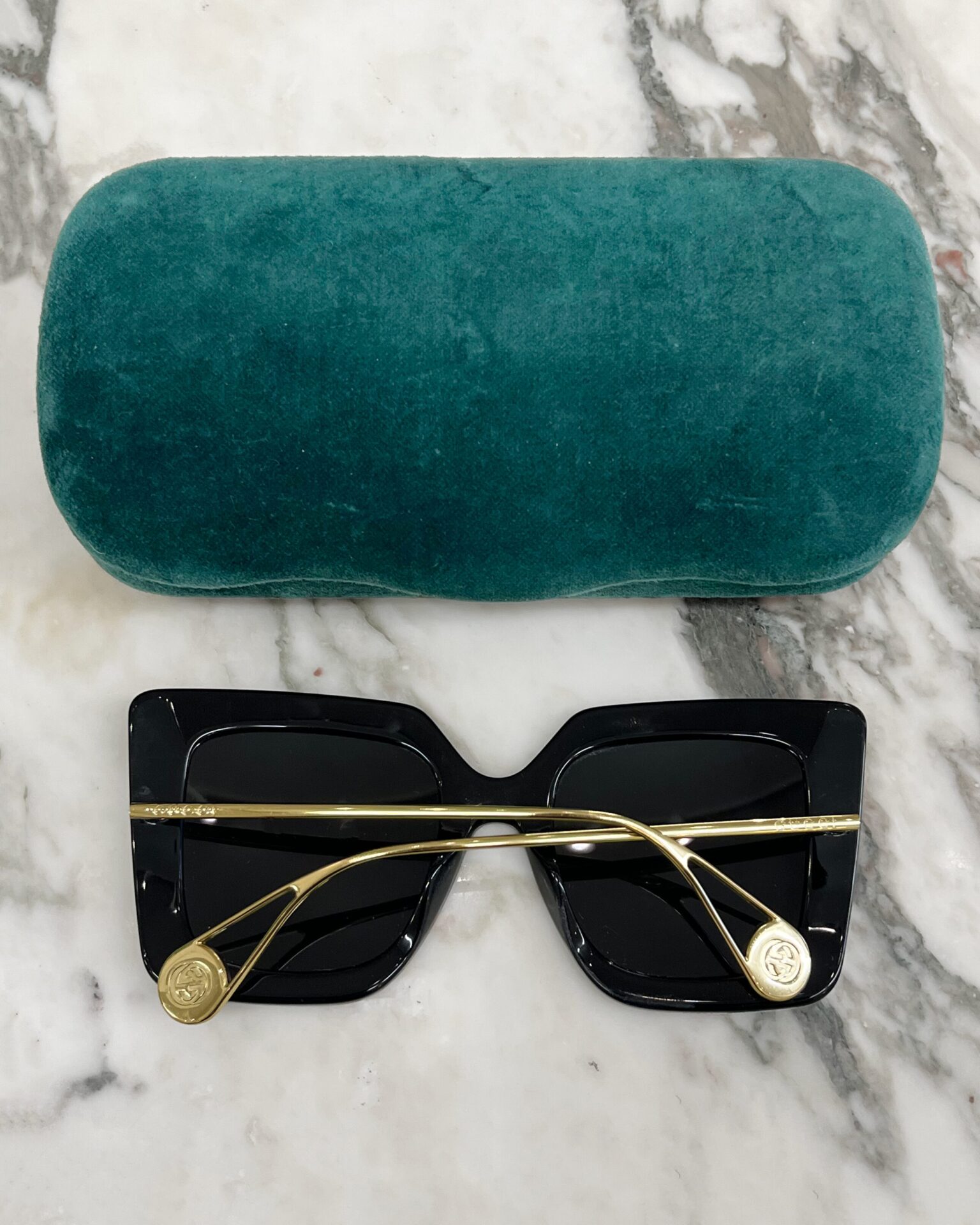 Gucci GG0435s black large sunglasses