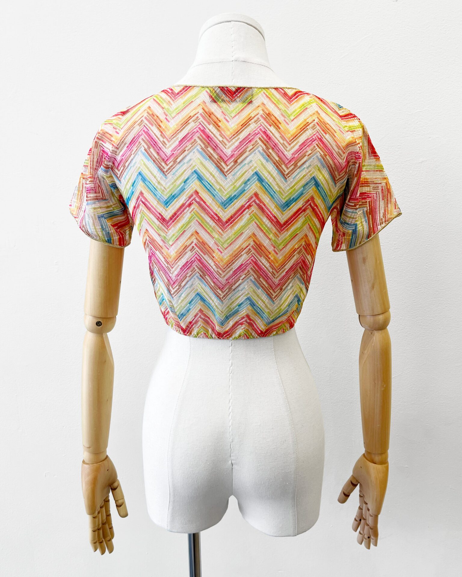 Missoni Mare striped chevron cropped t-shirt