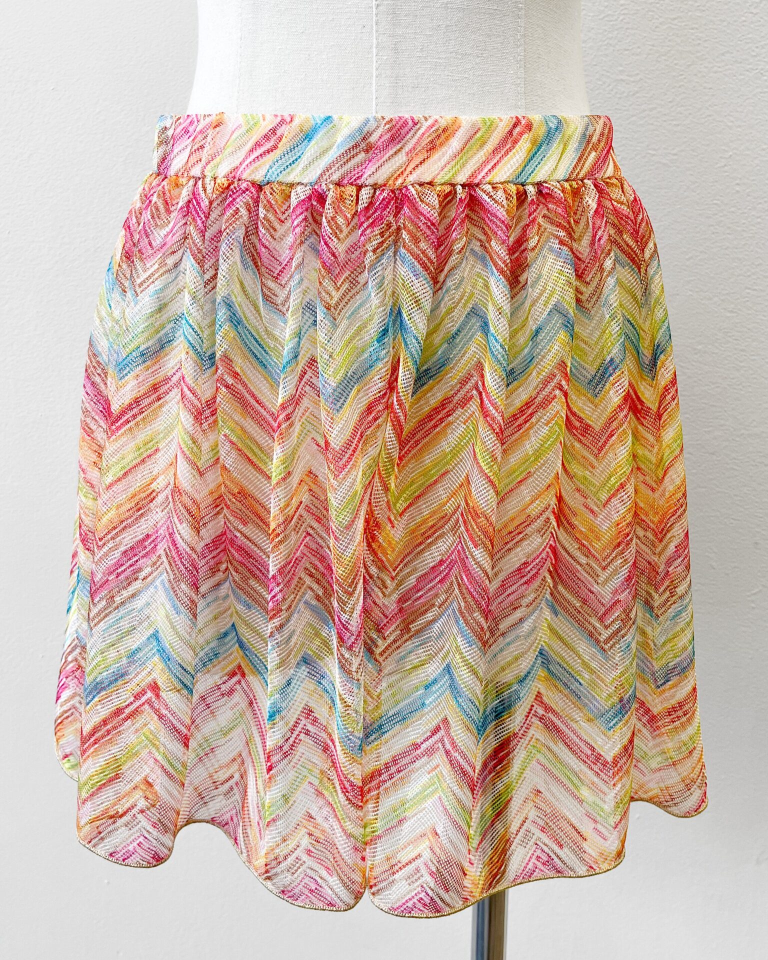 Missoni Mare striped chevron coverup shorts