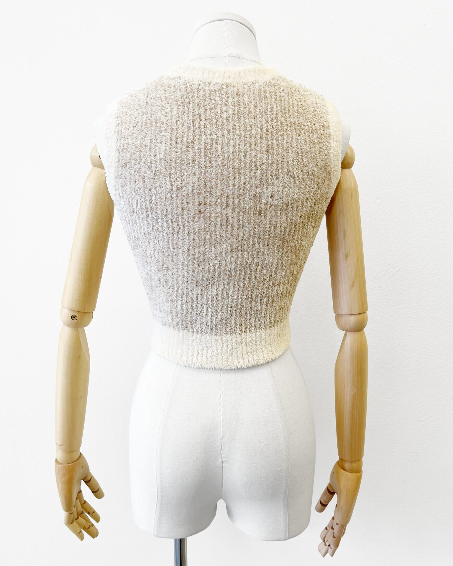 Loewe anagram fuzzy knit vest