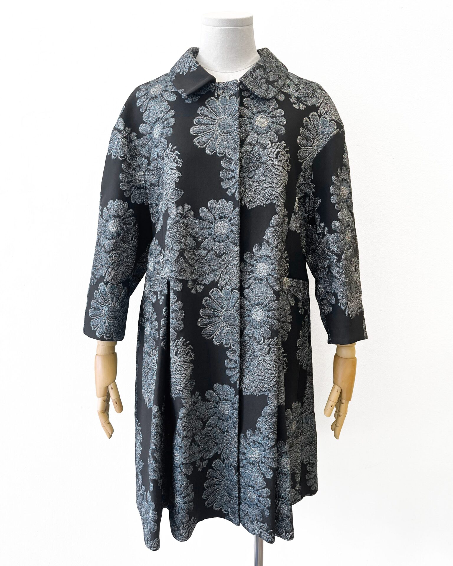 Erdem 2016 Kira brocade swing coat