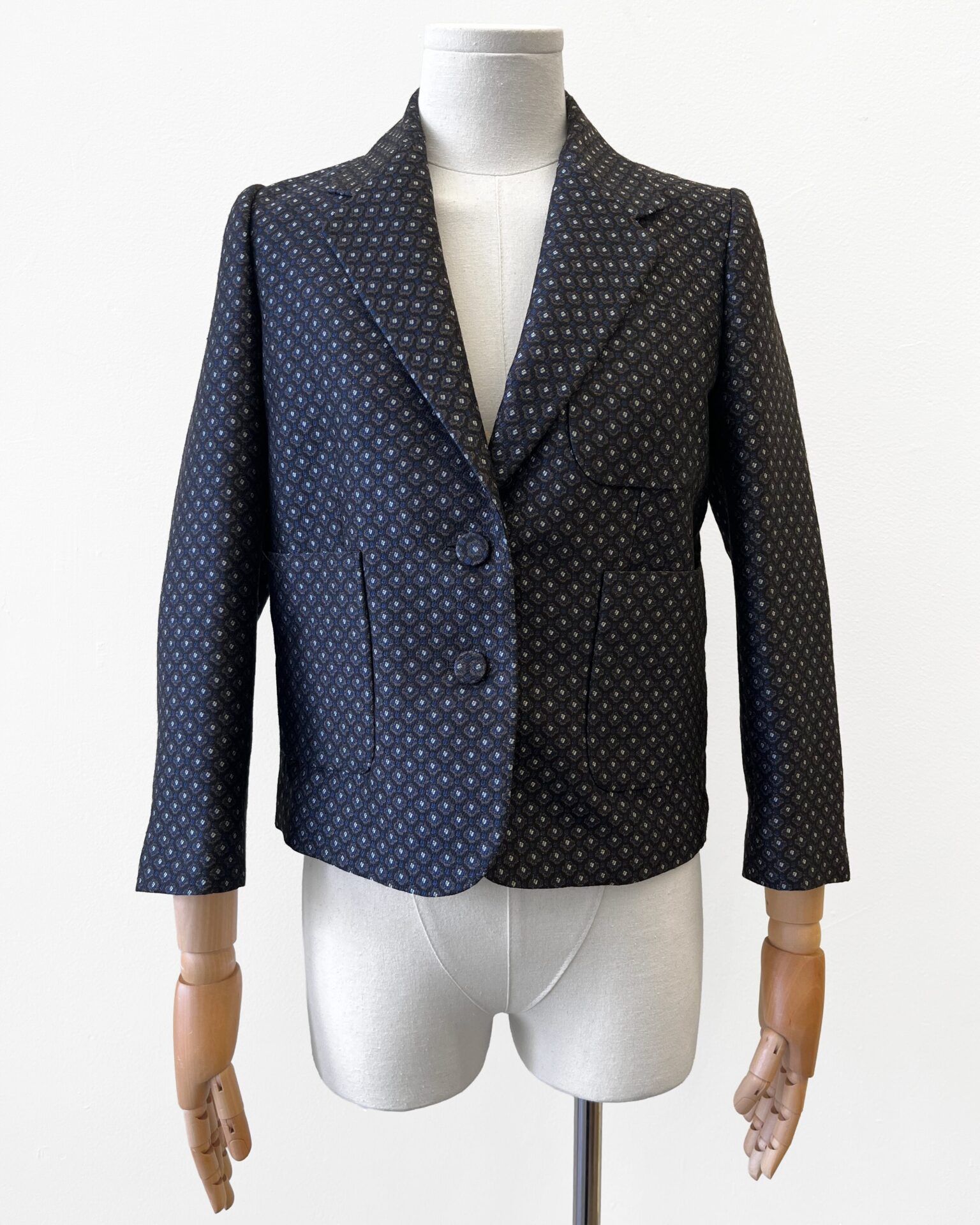Dries Van Noten Bamis jacquard wool blazer jacket