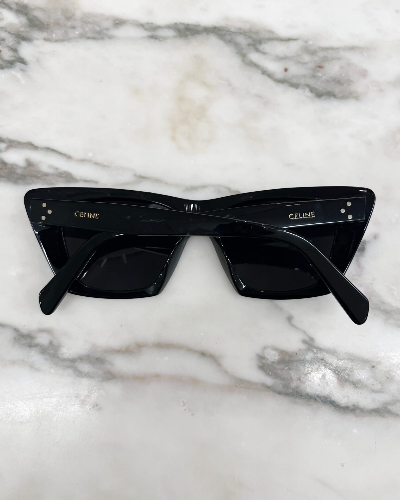 Celine CL401871 cat eye sunglasses in black