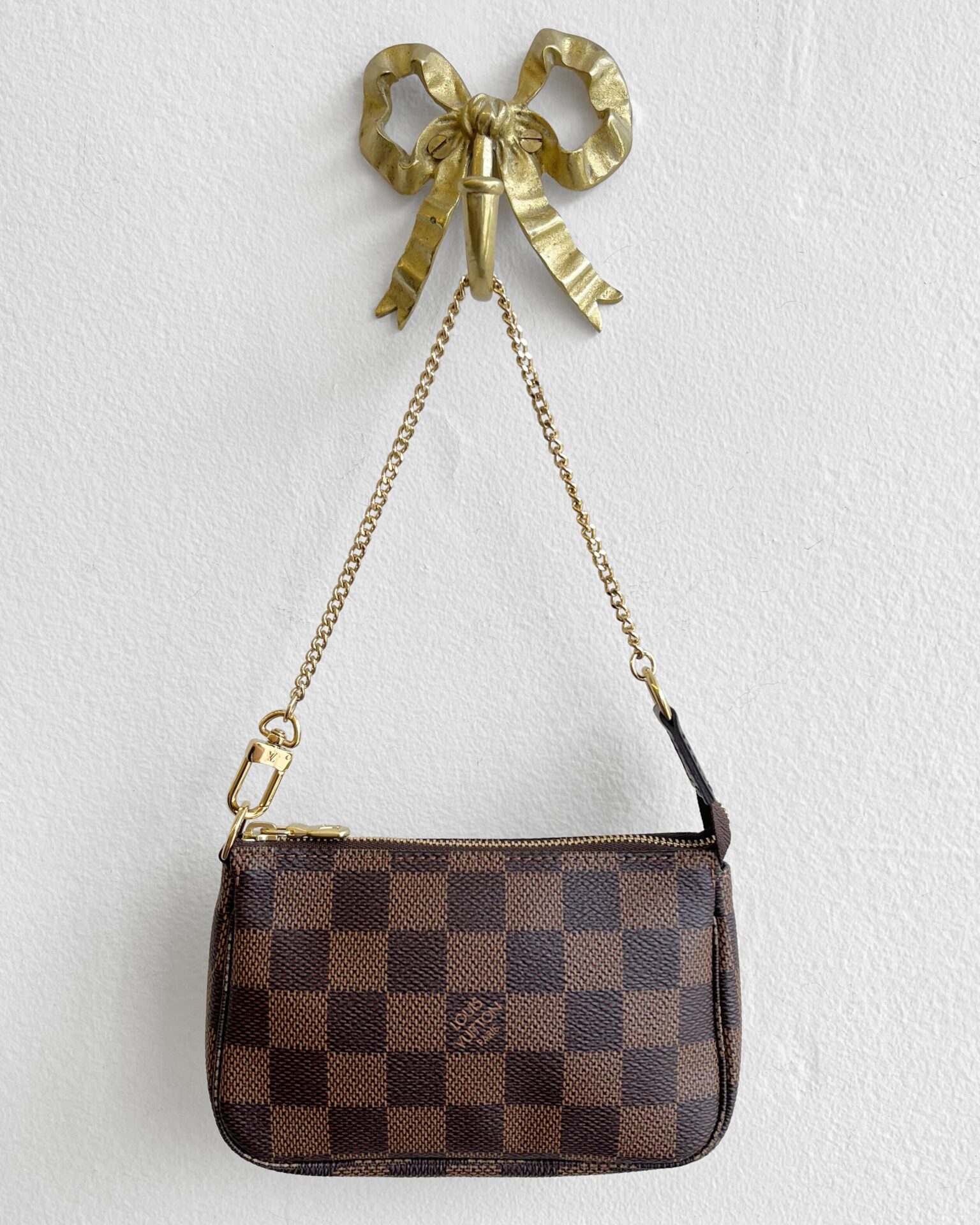 Louis Vuitton 2022 Mini Pochette Accessories in Damier