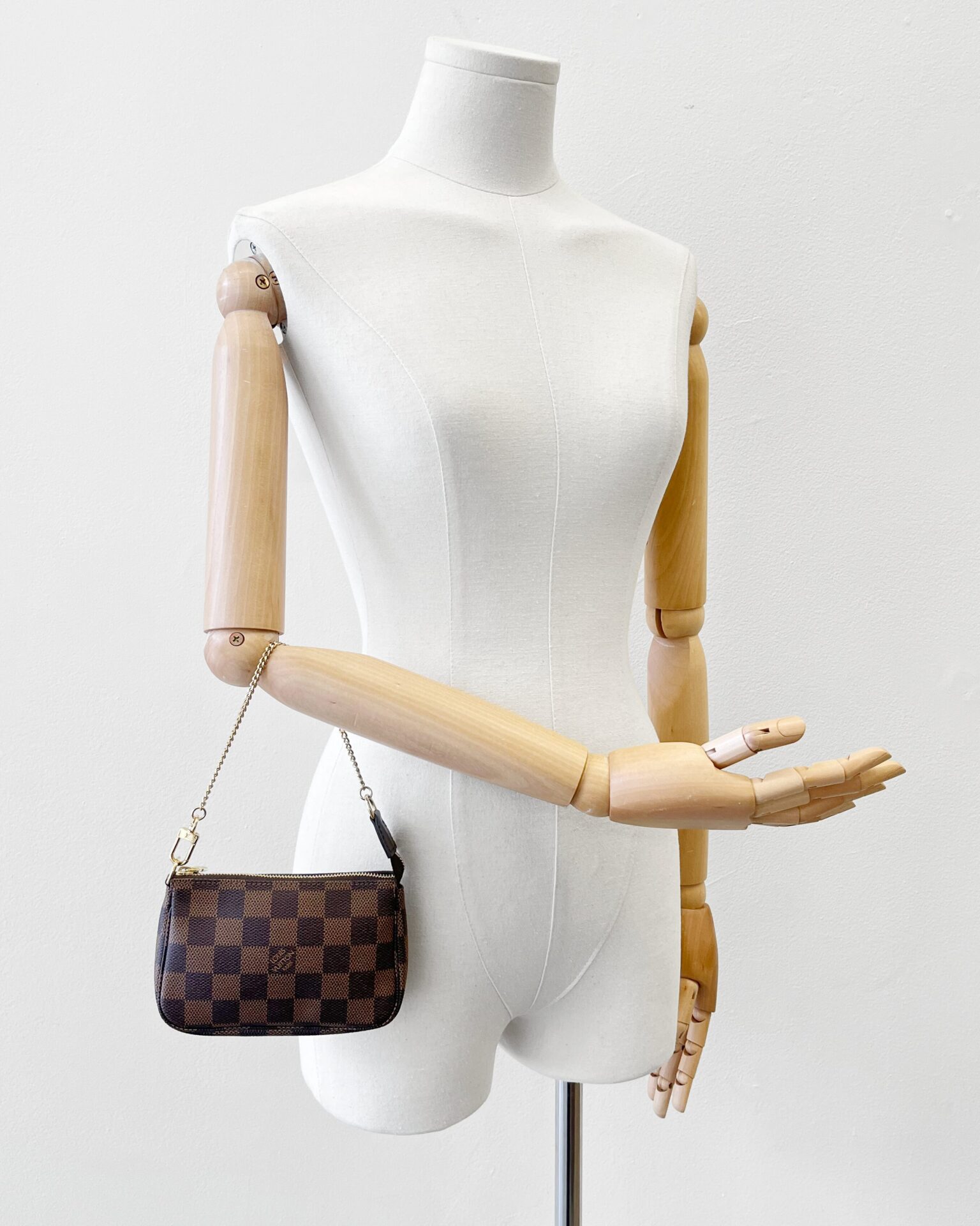 Louis Vuitton 2022 Mini Pochette Accessories in Damier