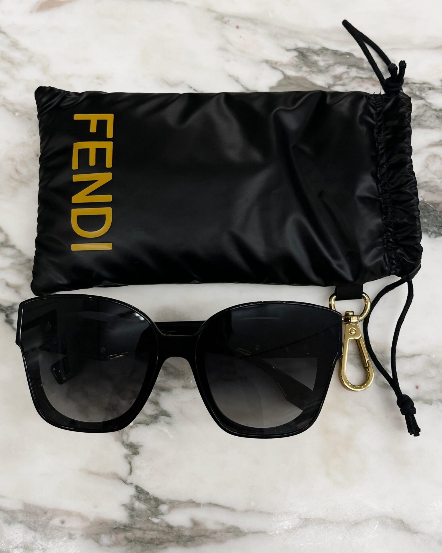 Fendi First FE400981 black sunglasses