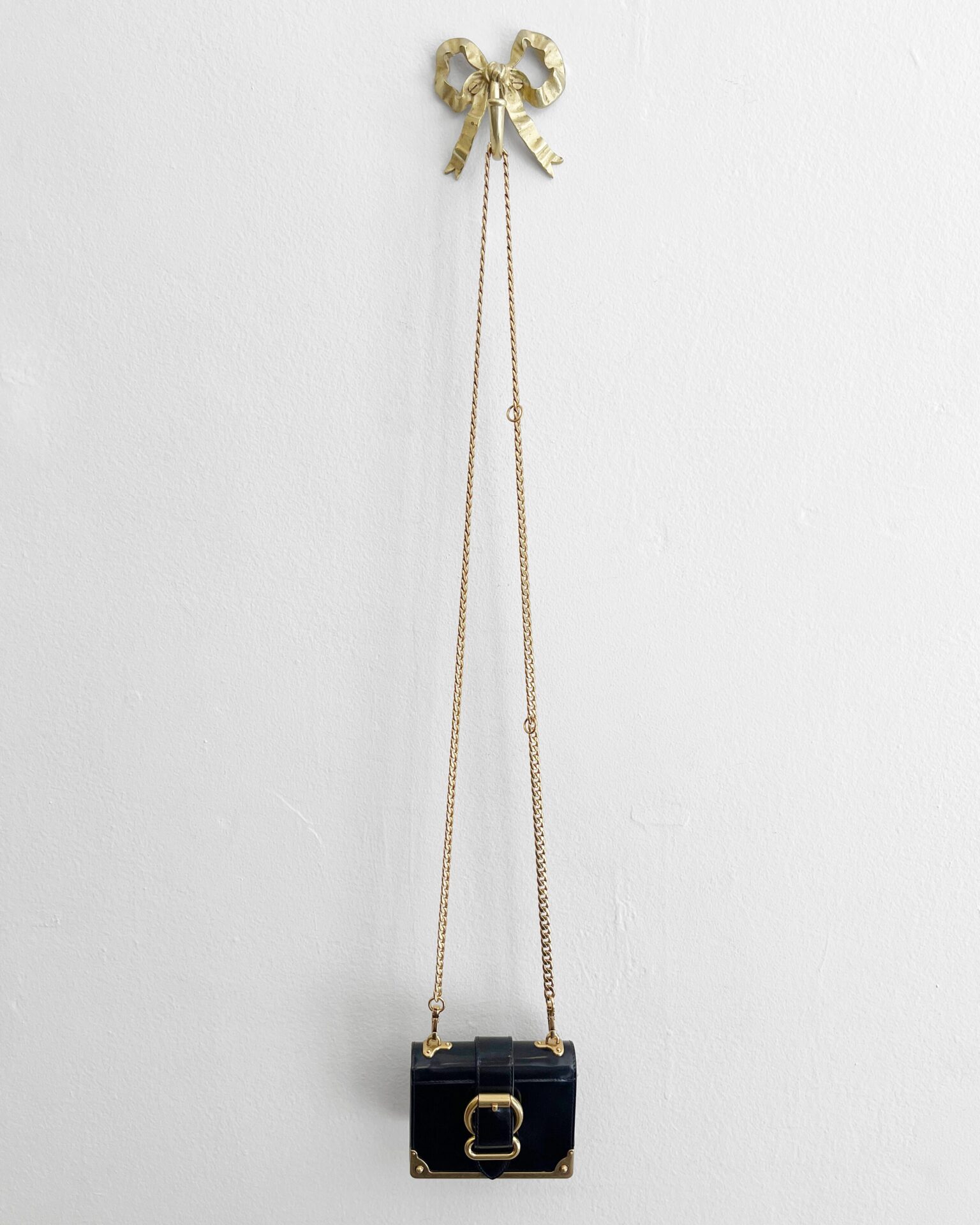 Prada black micro Spazolatto Cahier crossbody/belt bag