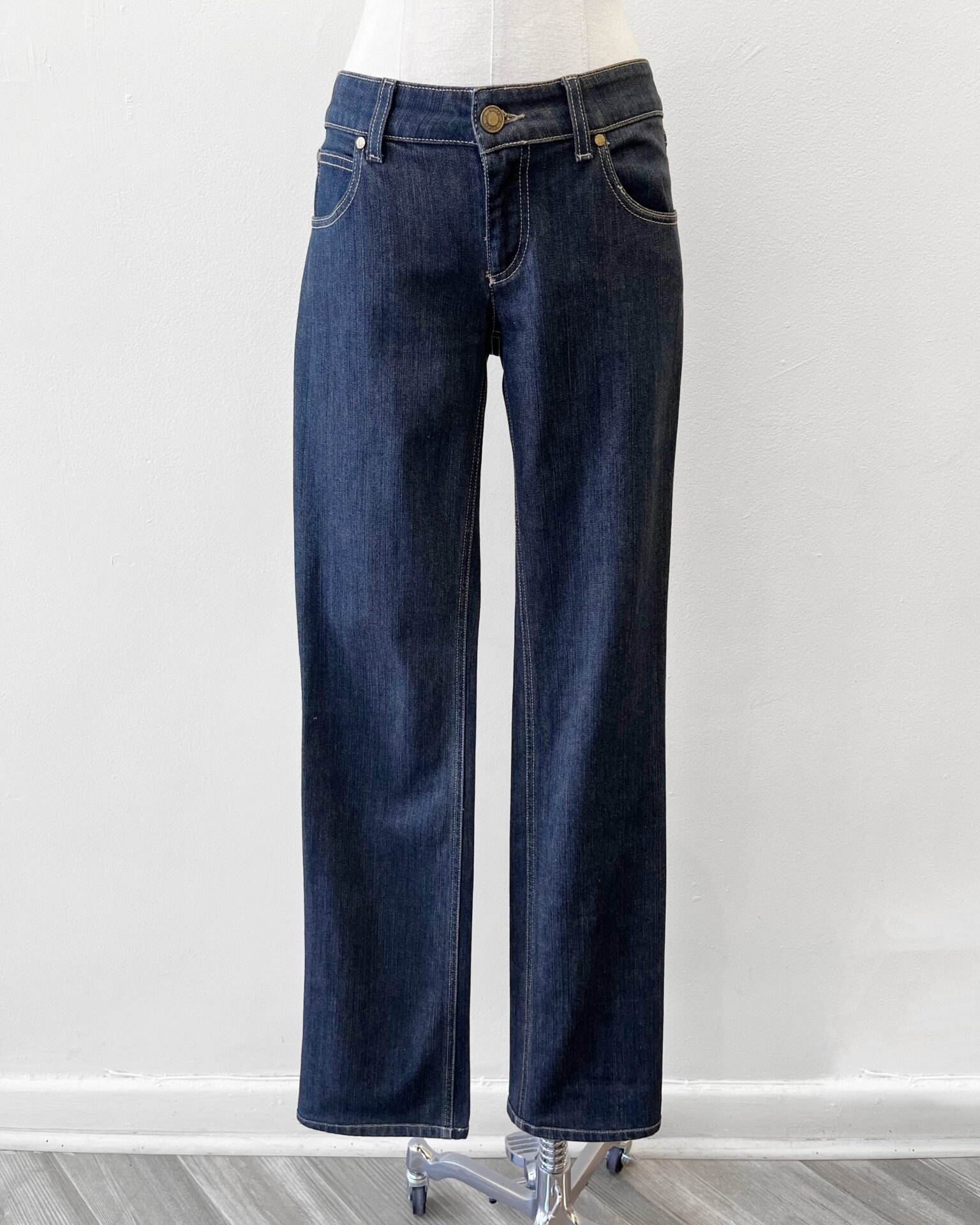 Gucci 2000’s low-rise dark wash jeans