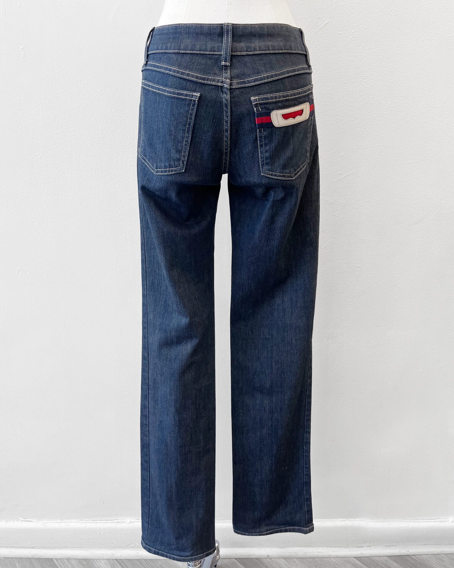 Gucci 2000’s low-rise dark wash jeans
