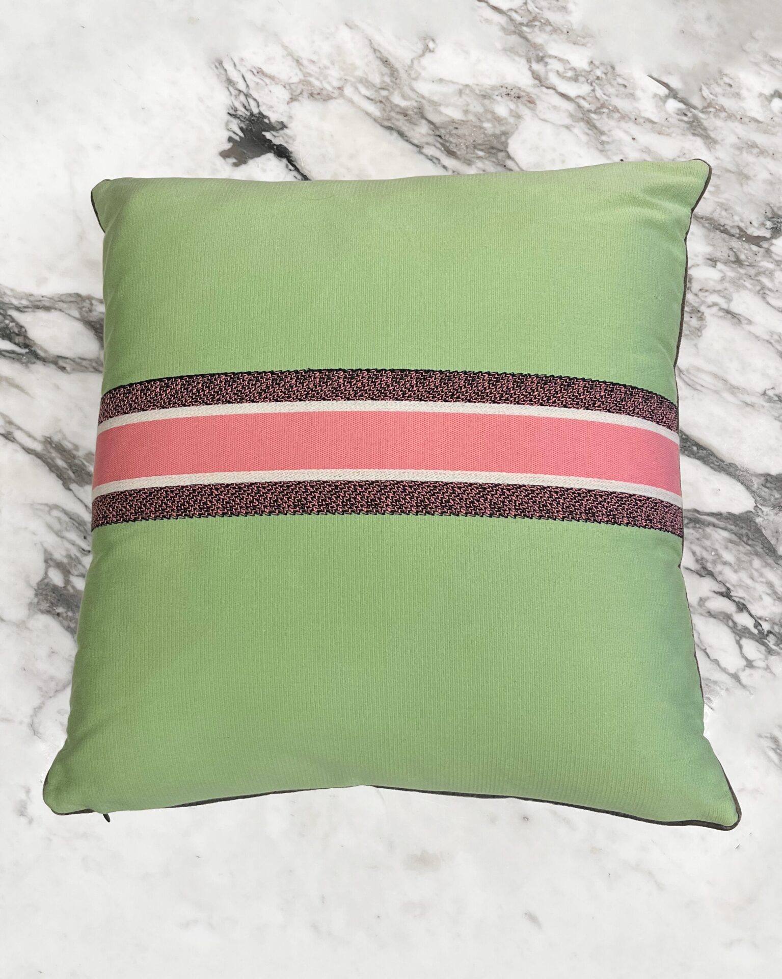 Dior 2021 limited edition Luminarie lime embroidered large square pillow