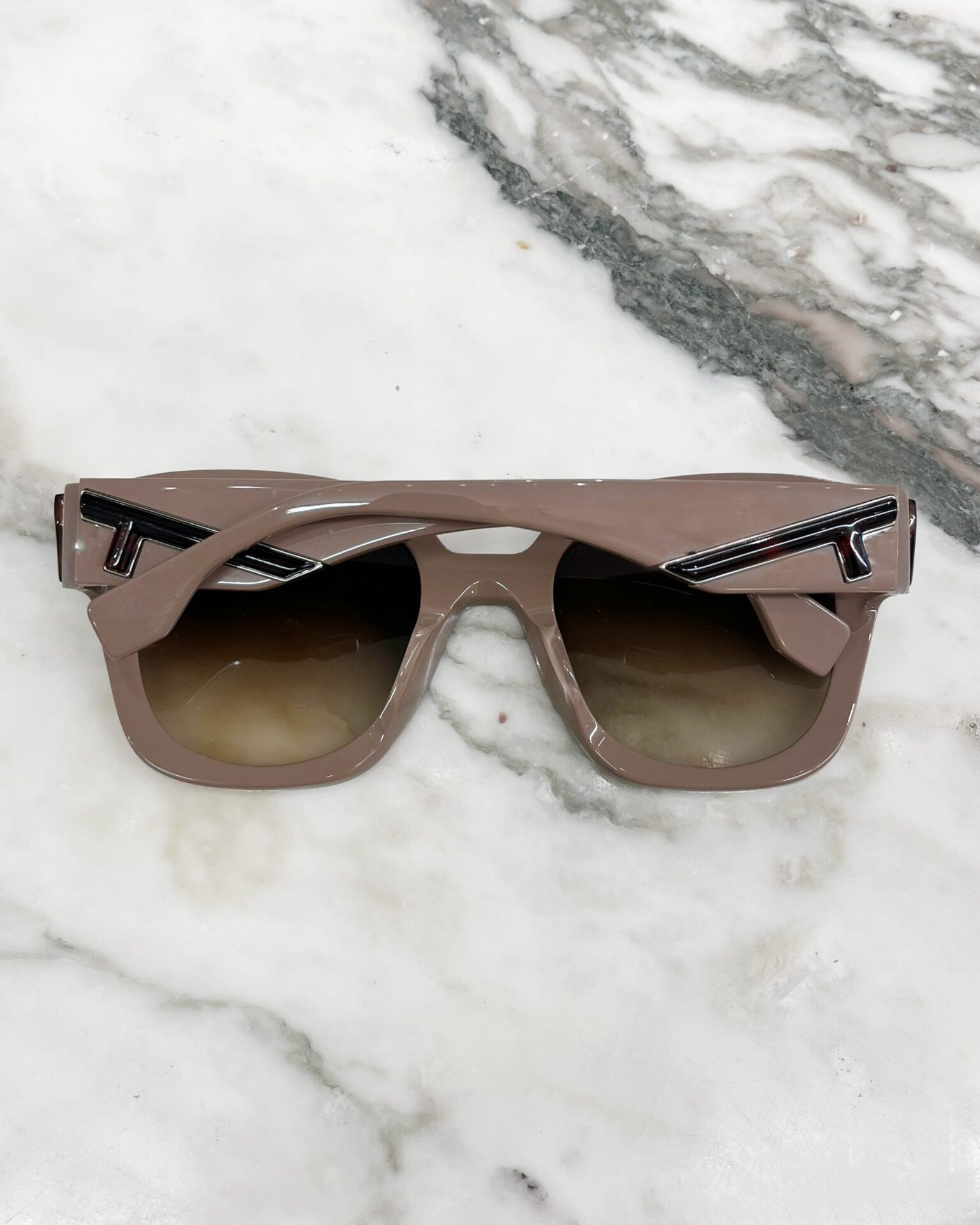 Fendi First FE400981 taupe sunglasses
