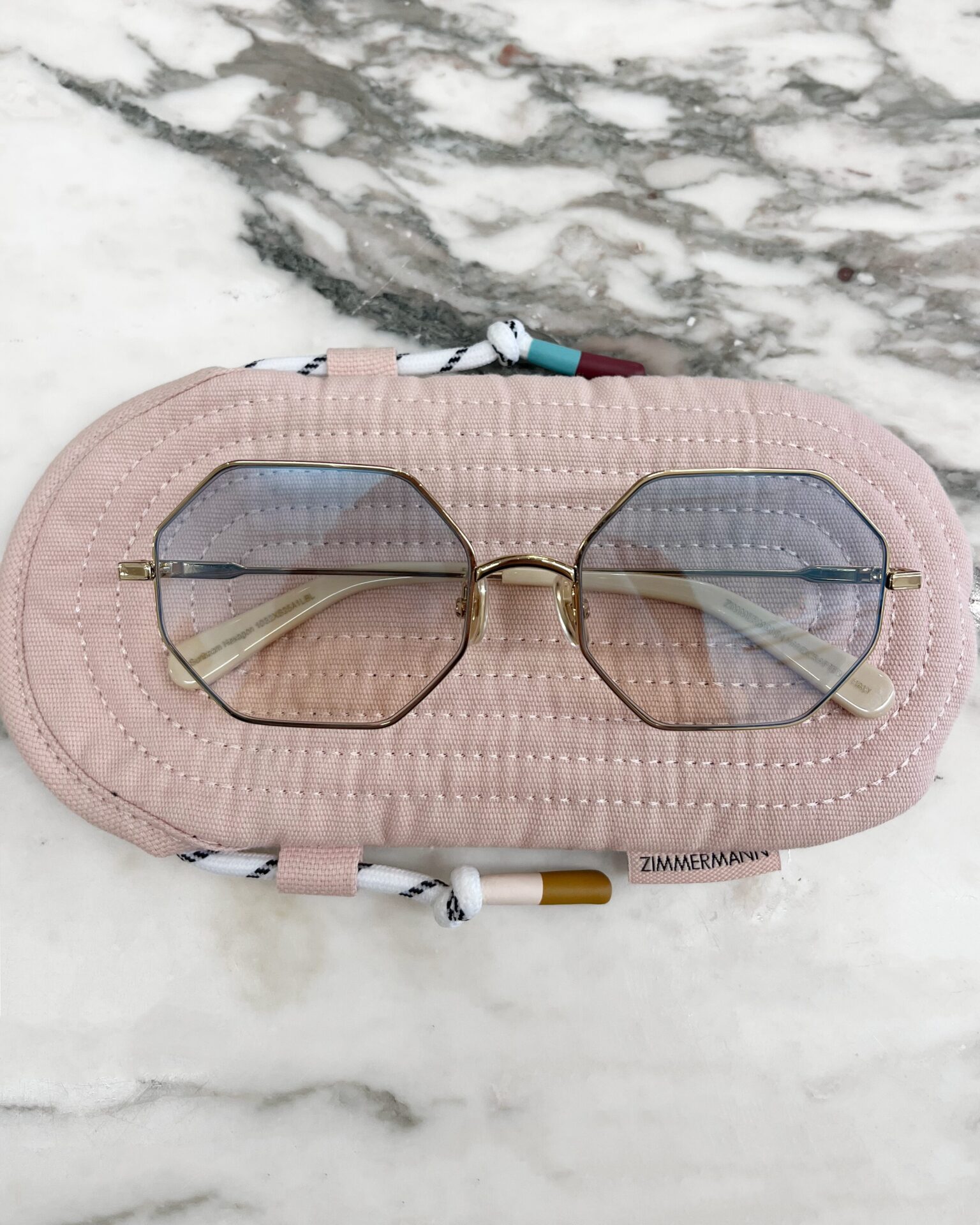 Zimmermann Sunbeam hexagon sunglasses