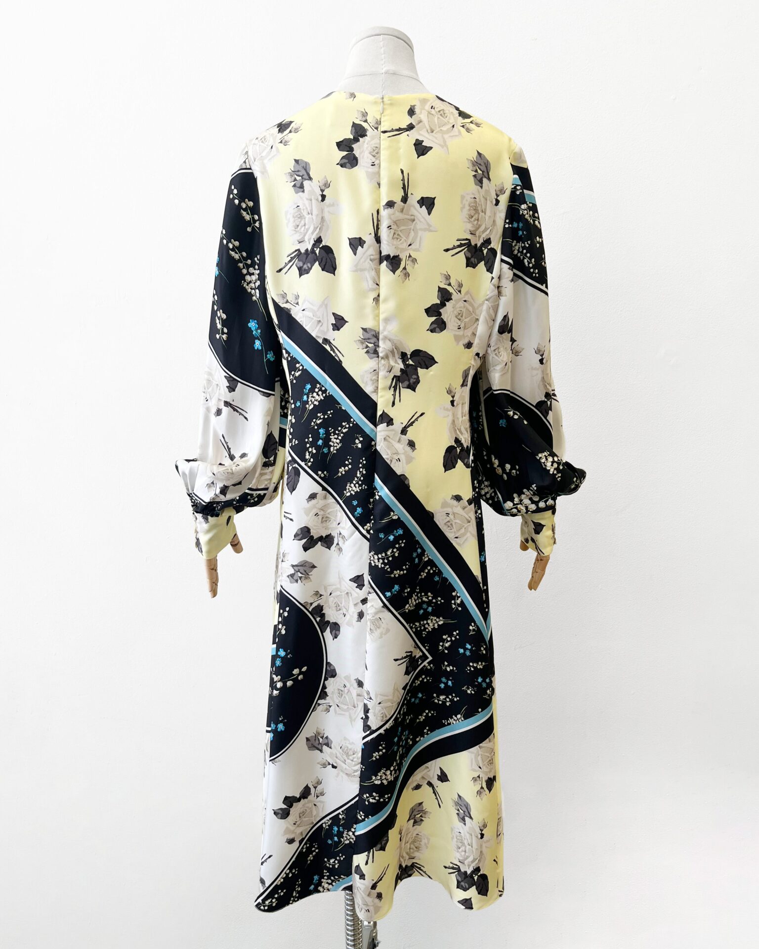 Erdem 2020 silk long sleeve floral print dress