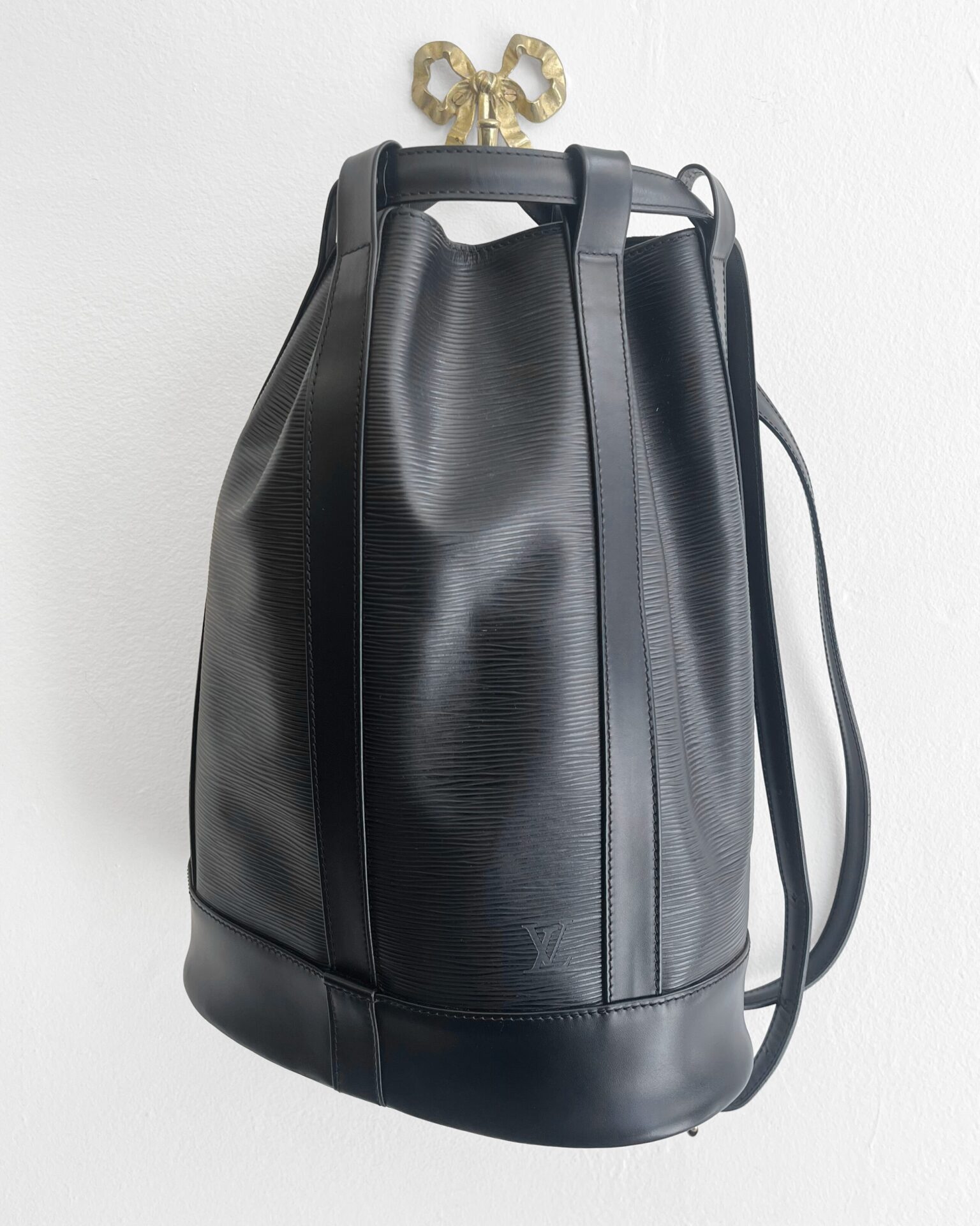 Louis Vuitton 1998 Epi Randonnee PM bag in black